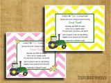 Tractor Baby Shower Invitations Green Tractor Baby Shower Invitation Perfect for John Deere