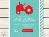 Tractor Baby Shower Invitations Items Similar to Tractor Baby Shower Invitation Baby