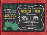Tractor Baby Shower Invitations Printable Tractor Baby Shower and Couples Baby Shower