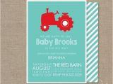 Tractor Baby Shower Invitations Tractor Baby Shower Invitation Baby Shower by