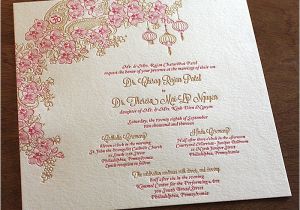 Traditional Vietnamese Wedding Invitations Letterpress Wedding Invitations asian Collection