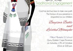 Traditional Wedding Invitations Designs Bathandwa Xhosa Tradtional Wedding Invitation
