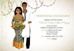 Traditional Wedding Invitations Designs Ghana Traditional Wedding Invitation Card
