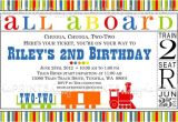 Train Party Invitations Templates 9 Train Birthday Invitations for Kid Free Printable