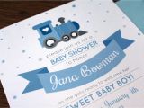 Train themed Baby Shower Invitations Train themed Baby Shower Invitations by Dottedanddashed On
