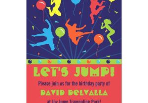 Trampoline Birthday Party Invitation Template Trampoline Birthday Party Invitations Boys Girls