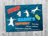 Trampoline Birthday Party Invitations Free 7 Best Images Of Trampoline Birthday Party Invitations