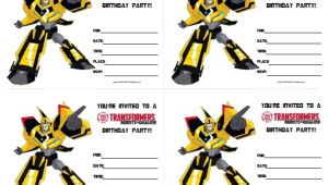 Transformer Birthday Invitations Printable Free Transformers Birthday Invitations Free Printable