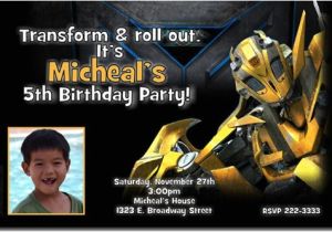 Transformer Party Invitations Transformers Bumblebee Birthday Invitations Download Jpg