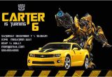 Transformers Birthday Invitation Template Transformers Birthday Invitation Personalized Birthday Party