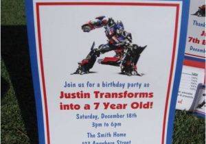Transformers Birthday Party Invitation Wording Ideas Transformers Birthday Invitation Favor Tag Water Candy