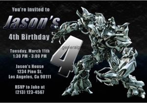 Transformers Party Invitations Free Printable Transformers Party Invitations Blank Printable