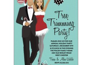 Tree Trimming Party Invitations Tree Trimming Party African American Invitations Paperstyle