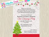 Tree Trimming Party Invitations Tree Trimming Party Christmas Party Invitation Invite