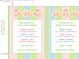 Triplet Baby Shower Invitations Baby Shower Invitations for Triplets