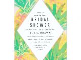 Tropical themed Bridal Shower Invitations Tropical Luau Bridal Shower Invitation