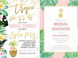 Tropical themed Bridal Shower Invitations Tropical themed Bridal Shower Invitations & Ideas
