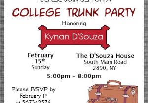 Trunk Party Invitation Examples Insanely Good Ideas to Throw the Perfect College Trunk Party