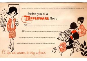 Tupperware Party Invitations Tupperware Party for Bridal Shower Tupperware