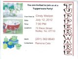 Tupperware Party Invitations Tupperware Party Invitation Wording