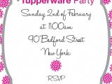 Tupperware Party Invitations Tupperware Party Invitations