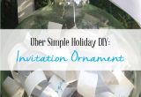 Turn Wedding Invitation Into ornament How to Turn A Wedding Invitation Into An ornament A