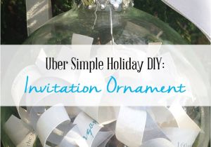 Turn Wedding Invitation Into ornament How to Turn A Wedding Invitation Into An ornament A