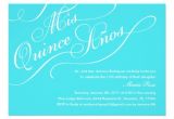 Turquoise Quinceanera Invitations Turquoise Blue Elegant Quinceanera Invitations 5 Quot X 7