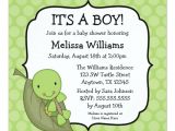 Turtle Invitations for Baby Shower Turtle Green Dots Baby Shower Invitations