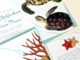 Turtle Wedding Invitations Concertina Press Stationery and Invitations Sea Turtle