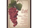 Tuscan Bridal Shower Invitations Old World Tuscan Grapevine Wine Bridal Shower 5×7 Paper