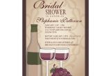 Tuscan Bridal Shower Invitations Tuscan Bridal Shower Wine themed Invitation