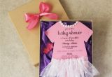 Tutu themed Baby Shower Invitations Baby Shower Girl Invitations It S A Girl Pearls Tutu