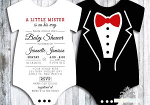 Tuxedo Baby Shower Invitations Tuxedo Baby Shower Invitation Bow Tie Tux Shower Invite
