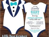 Tuxedo Onesie Baby Shower Invitations Items Similar to 10 Tuxedo Baby Shower Invitations Black