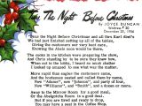 Twas the Night before Christmas Party Invitation Twas before Night Christmas X Mas