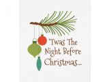 Twas the Night before Christmas Party Invitation Twas the Night before Christmas Cards Photo Card