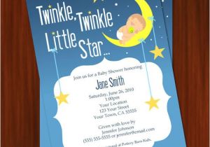 Twinkle Twinkle Little Star Baby Shower Invitation Wording Twinkle Twinkle Little Star Baby Shower by Dizzydesignstudio