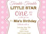 Twinkle Twinkle Little Star Birthday Invitation Template Twinkle Twinkle Little Star Birthday Invitations