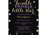 Twinkle Twinkle Little Star Birthday Invitation Template Twinkle Twinkle Little Star Birthday Invitations Zazzle