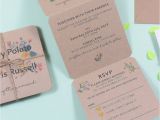 Two Fold Wedding Invitation Template Floral Tri Fold Wedding Invitation by Paper and Inc