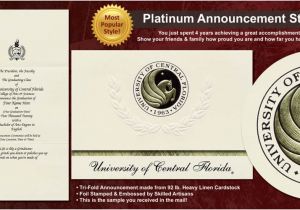 Ucf Graduation Invitations University Of Central Florida Graduation Announcements
