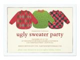 Ugly Christmas Sweater Party Invites Ugly Christmas Sweater Party Invitation Zazzle