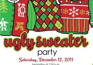 Ugly Sweater Holiday Party Invitation Template 60 Best Christmas Ugly Sweater Party Images On Pinterest