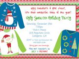 Ugly Sweater Holiday Party Invitation Template Christmas Party Invitations Ugly Sweater 3 Christmas