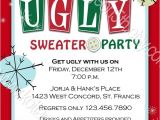 Ugly Sweater Party Invitation Poem Ugly Sweater Christmas Party Invitations Wording Best