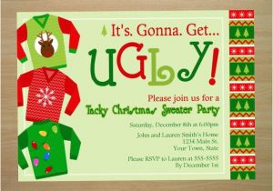 Ugly Sweater Party Invitation Template Free Word Unavailable Listing On Etsy