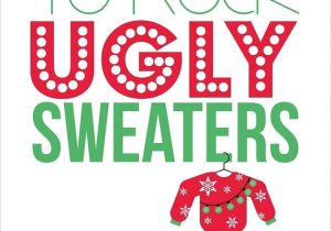 Ugly Sweater Party Invites Items Similar to Ugly Sweater Party Invitations Set Of