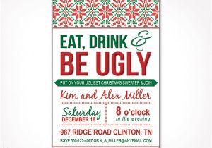 Ugly Sweater Party Invites Ugly Sweater Party Invitation – Charming Printables