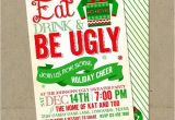 Ugly Xmas Sweater Party Invites Ugly Sweater Invitations Christmas Party Diy